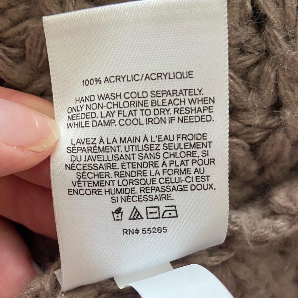 Express Cozy Brown chunky Sweater - Picture 6 of 6